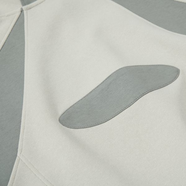 Low MOQ Customized Color Block Splicing 3D Embroidery Oversized Pullover Winter Hoodie Pocket Hip Hop Polyester/Cotton Blend