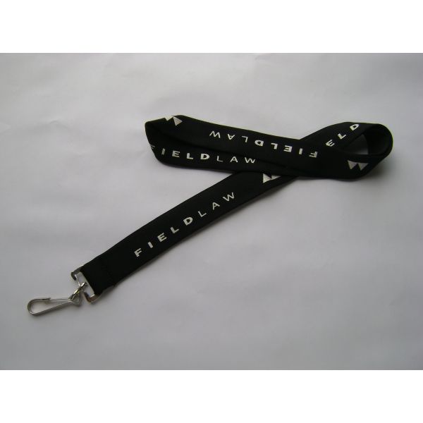 Eco - Friendly Polyester Material Dye Sublimation Lanyards With Metal Hook