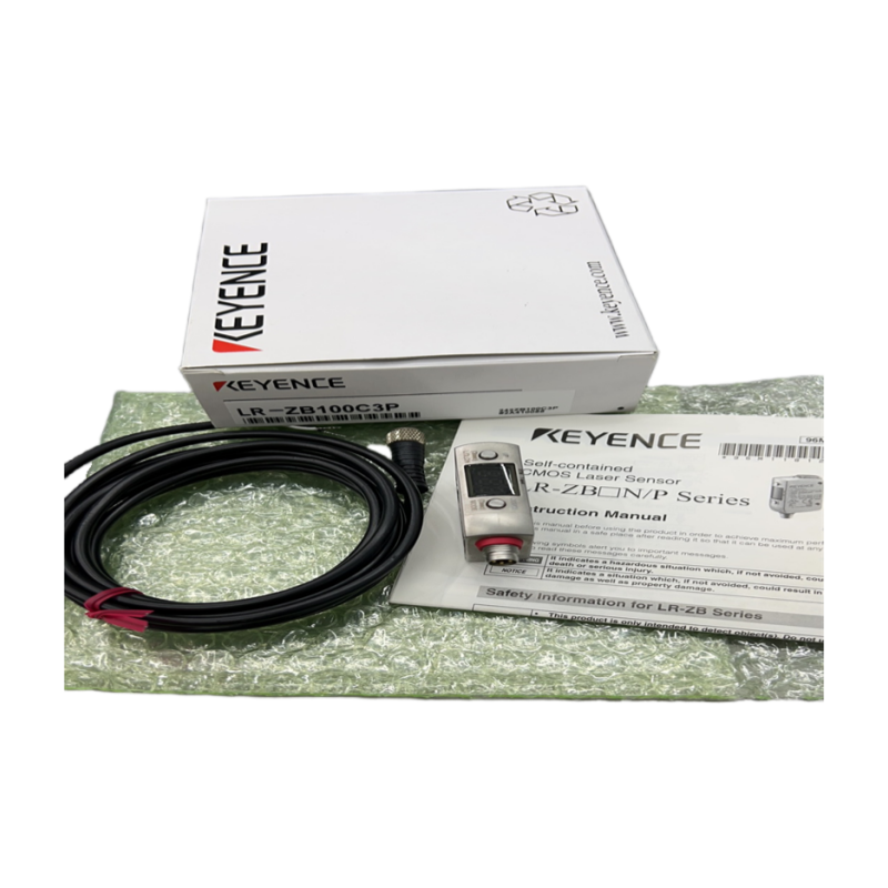 KEYENCE LR-ZB100C3P Amplifier Built in CMOS Laser Sensor Square Reflection Type