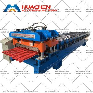Quality Automatic Roof Tile Making Glazed Tile Roll Forming Machine for sale