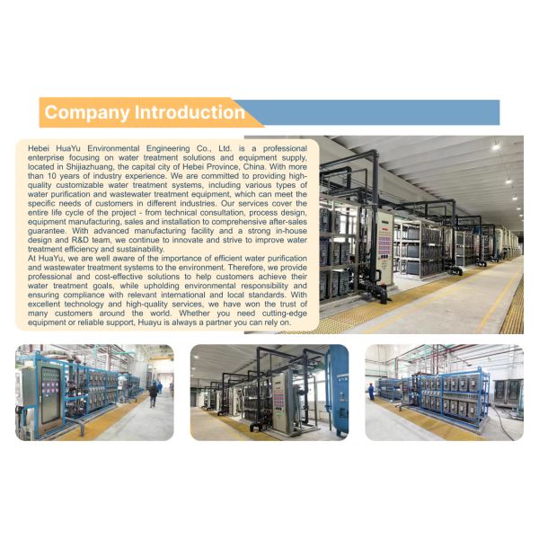 Electronic Industry Laboratory Reverse Osmosis System New Pure Water Deionized Water Manufacturing Plants