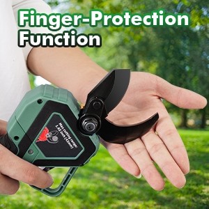 42mm Electric Pruning Shears Cordless Tree Branch Pruner 25.2V Battery Powered