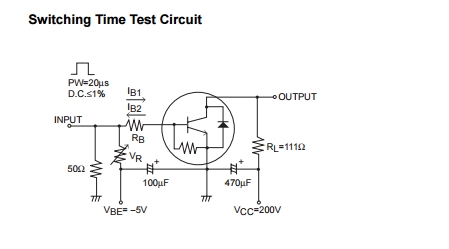 TT2170 Color TV Horizontal Deflection Output Applications integrated circuit components