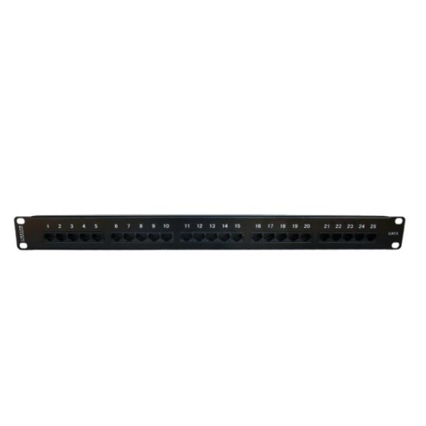 Professional 110 IDC / Krone IDC Cat3 Patch Panel , 25 / 50 Port Voice Patch Panel 6P4C