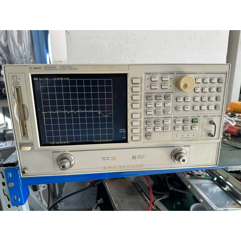Used Agilent 8722ES S Parameter Vector Network Analyzer VNA 40 GHz