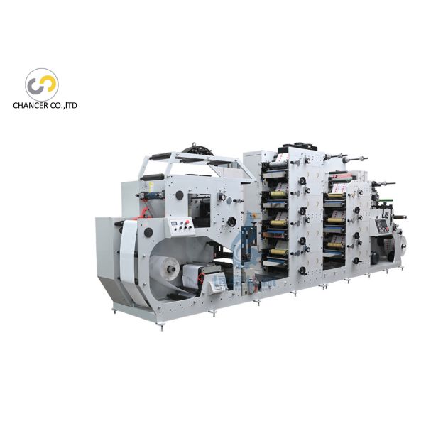 8 colors high speed adhesive label paper roll flexo printing machine