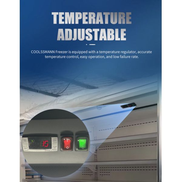Vegetable Display Case Refrigerator , 4 Layers 1.98m Height LED Open Front Chiller