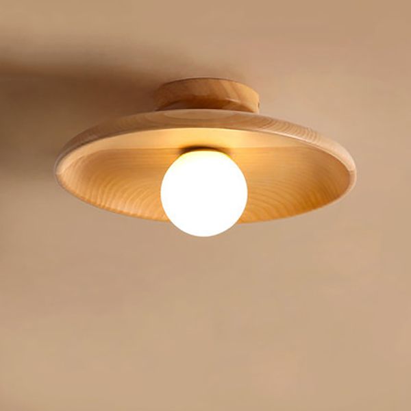 Modern Wood LED Ceiling Light Pendant Light Surface Mounted Led Ceiling Chandelier(WH-WA-43)