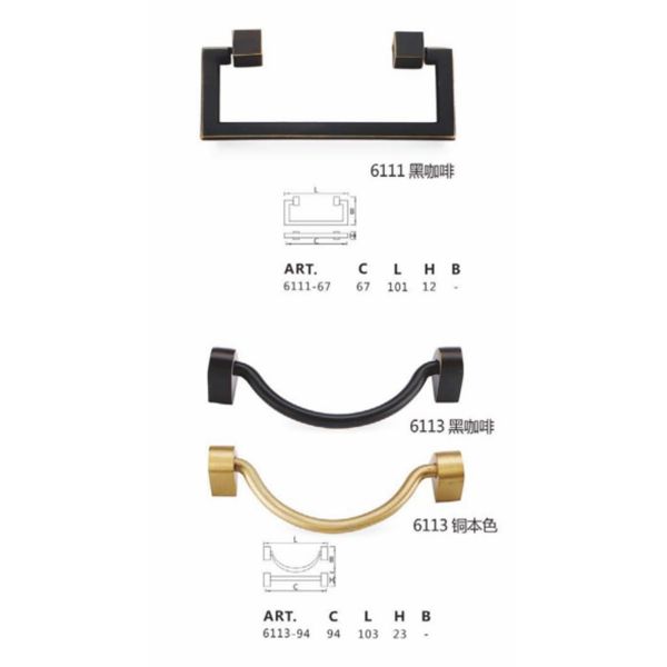 Simple Wardrobe Cabinets Brass Handle Hardware Natural Color
