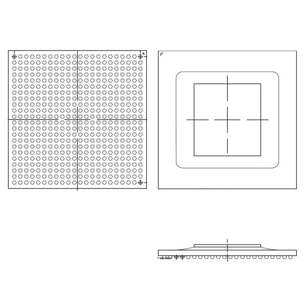 640 MHz Field Programmable Gate Array IC XC7K160T-2FBG484I Surface Mount