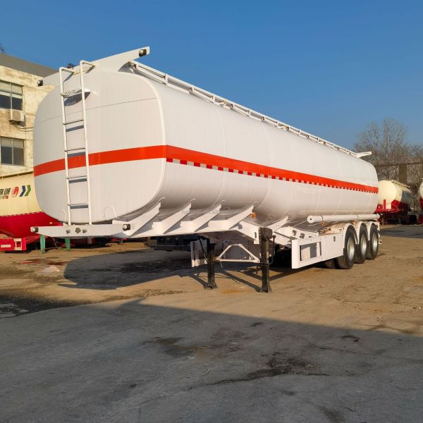 Factory 3 Axle 50CBM Oil Petrol Gasoline Diesel Transport Heavy Duty Tanker Dual Drive Semi Truck Trailer Semi Trailer Tank