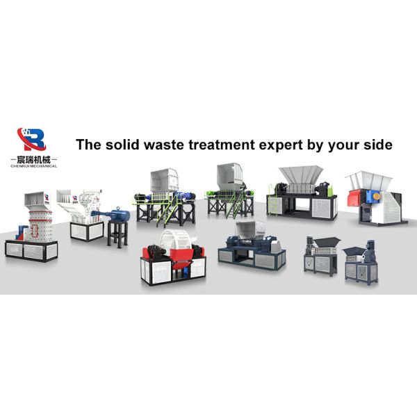 Double Shaft Shredder Machine Multi-Function Solid Waste Plastic Metal Wood Tire Shredder