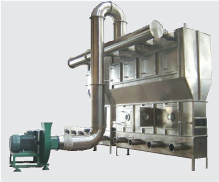 HMI Button Control SUS304 XF Horizontal Fluid Bed Dryer