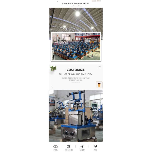 Automatic Pizza Tea Coffee Maker Wafer Biscuit Waffle Icecream Edible Cup Make Ice Cream Cone Machine