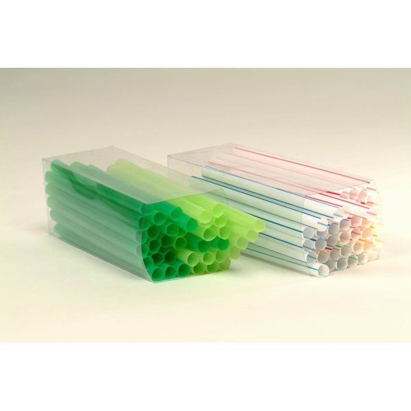 Three Colors PP, PLA Drinking Straw Making Machine 55mm Screw Size