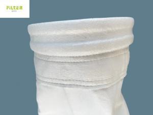 China White High Temperature Polyester Filter Bag 0.2 - 2mm Thickness on sale