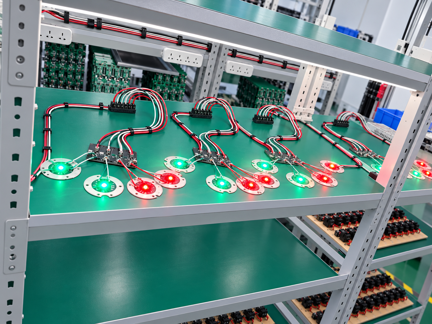 JD112F-C 100mm Red Green LED Traffic Light
