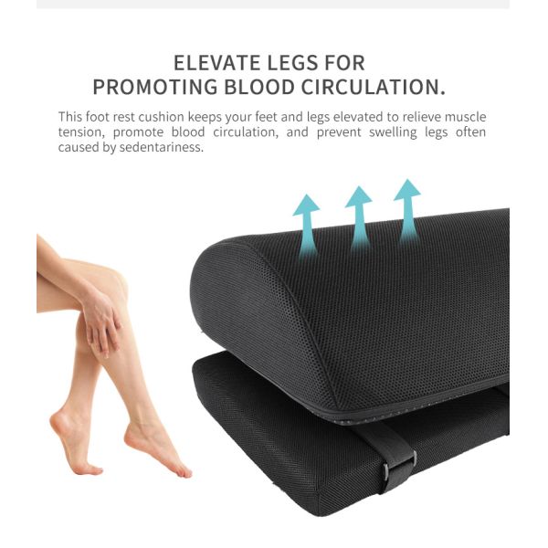 Portable High Density Relax Ergonomic Foam Foot Rest