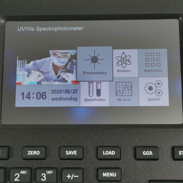 7 inch LCD Touch Screen Variable Spectral Bandwidth Spectrophotometer for Professional