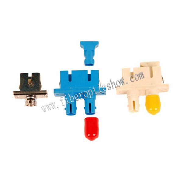 Network Fiber Optic Adapter SC to ST Duplex Connector For Singlemode PC