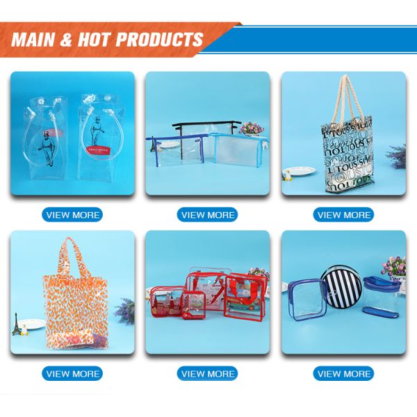 Amazon hot sale custom fashion waterproof transparent PVC tote beach bag with rope handles for women