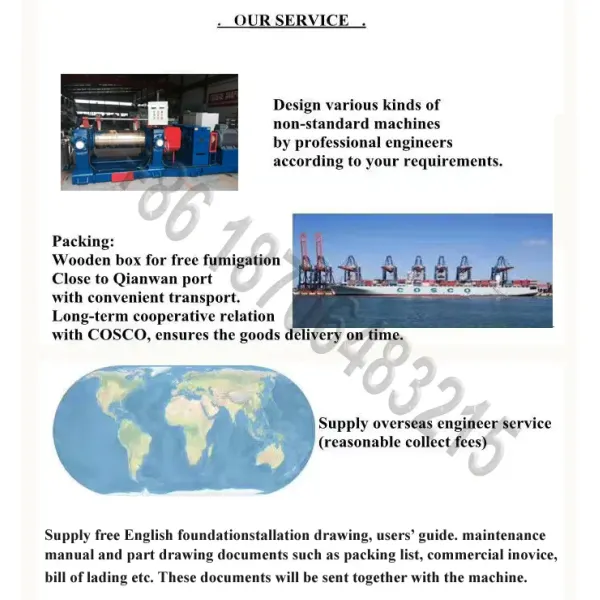High Efficiency Two Roll Open Type Machinery Rubber Mixing Mill