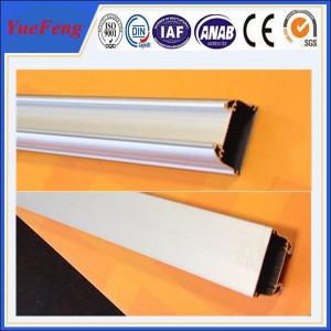 China 6000 series aluminium extrusion alloy profile,color coated aluminium wardrobe door Profile on sale