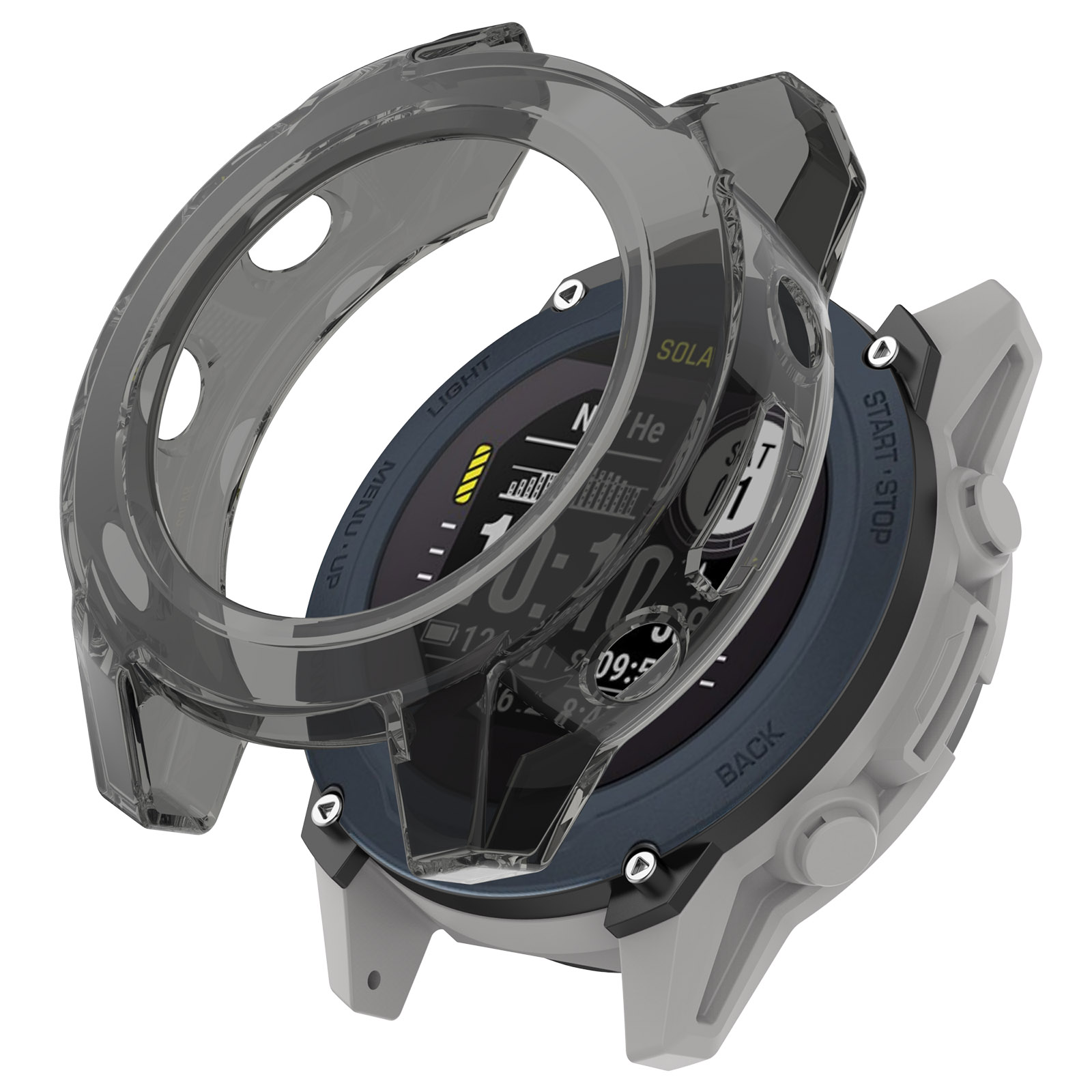 Eraysun TPU Case for Garmin Descent G2 Hollow Protector Shell Coverage for Garmin Descent G1/ Solar/Letel Watch Protection Cover