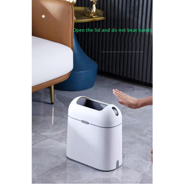 Garbage Bucket Waterproof Smart Waste Containers Smart Sensor Trash Can with Sensor