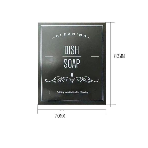 Customizable Seal Sticker for Body Wash Bottle Label