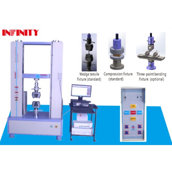 Shearing Features Texile Universal Tensile Testing Machine With 1500 Kg Main Unit Weight 380V
