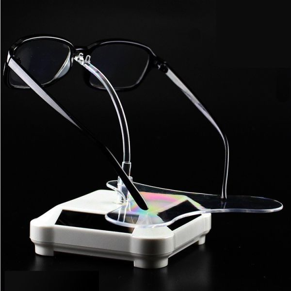 Sunglasses Solar Display Stand Acrylic Rotating Display Platform For Retail