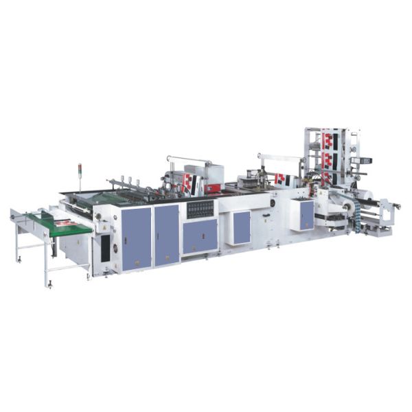 6HP 10KW Paper Computerised Carry Bag Making Machine 20mm - 70mm Bottom Insert