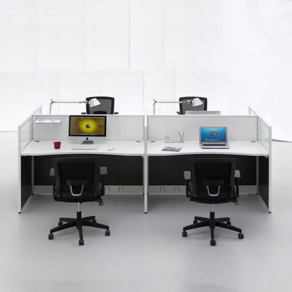 ISO Certified Modular Workstation Desk with Customizable Size and Melamine Board