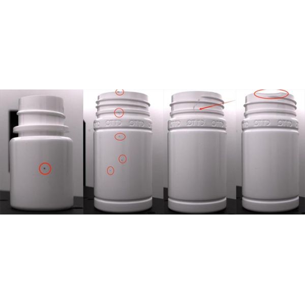 Small Volume Empty Bottle Visual Inspection System With Transmission Part Design
