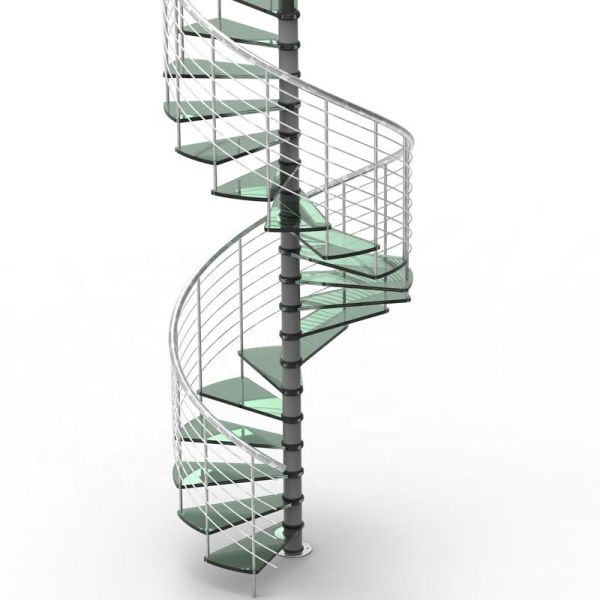 Customize Luxury Modern Small Spiral Stair Space Saving Indoor