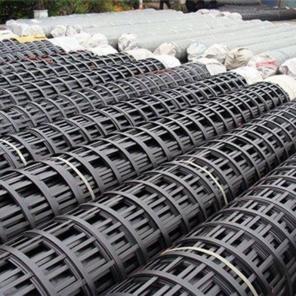 High Stability Geogrid Soil Stabilization Rough Embossed 50M Geo Grid For Driveway