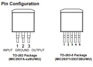 MIC2937A-3.3BU 750mA Low-Dropout Voltage Regulator diode rectifier circuit synchronous rectifier
