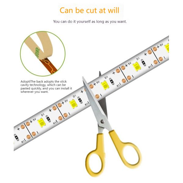 Low Voltage Hand Sweep Sensor LED Strip For Cabinet And Kitchen