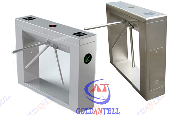 Stainless Steel Access Control System Tripod Turnstile Gate Pedestrian Speed Gate