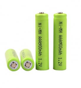 Quality UN38.3 1.2V AAA 900mAh NIMH Rechargeable Battery for sale