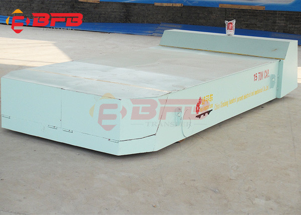 Steerable Trailer Trackless Transfer Cart Battery Powered