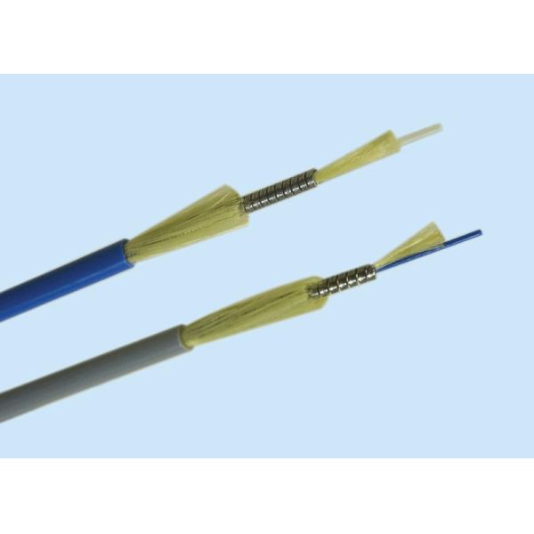 Outdoor armoured Singlemode Fiber Optic Cable 12 core optical fiber cable for network
