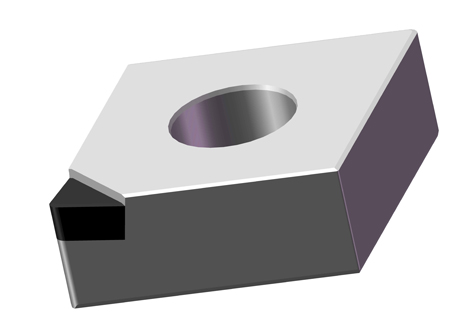 Indexable PCD Inserts Pcd Tipped Blade For Machining Ferrous Metal