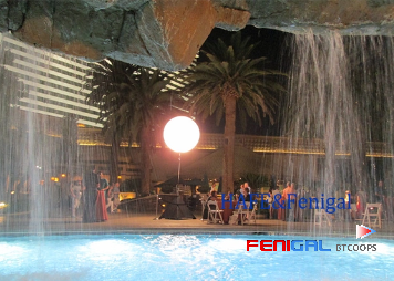 800W Inflatable Led Light Incorporating Halogen Lamp Inflatable Led Event Lighting Balloon Decoration