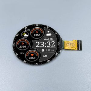 Quality 1.8 Inch Round IPS Display Circle Lcd Display 360*360 Driver IC JD9855A 16PIN QSPI Interface for sale