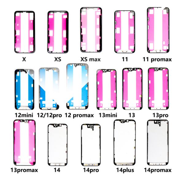 Front Glass Screen Smart Phone Frame For Iphone 11pro 11promax