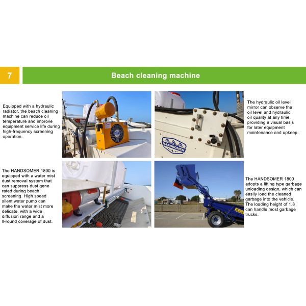 Hydraulically Controlled Vibrating Screen Stone Picking Machine for Wide Cleaning Area