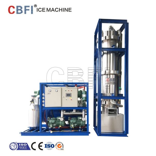 High Efficiency Automatic Type Tube Ice Machine Siemens PLC Control System