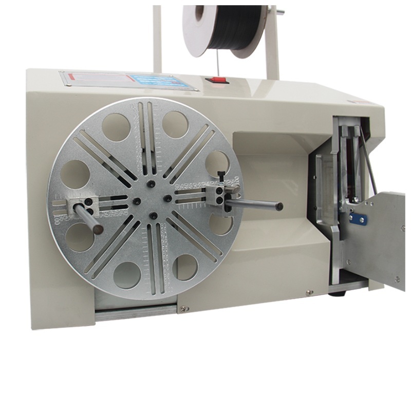 Adjustable Speed Automatic Cable Coiling Machine PLC Touch Screen Automatic Wire